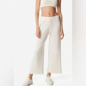 Mate the Label Women's Plus Organic Thermal Wide‎ Leg Pants Bone Sz 3X NWOT $138